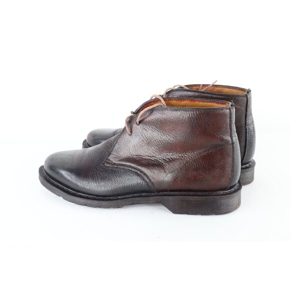 Vintage Dr Martens Mens 11 Distressed Pebble Grain Leather Chukkas Chukka Boots main image 9